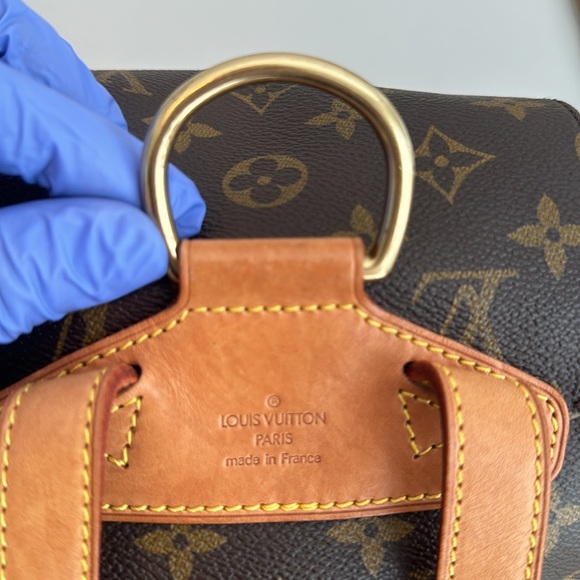 💯 Authentic Louis Vuitton Monogram Montsouris MM W/ Dust Bag - Picture 9 of 16